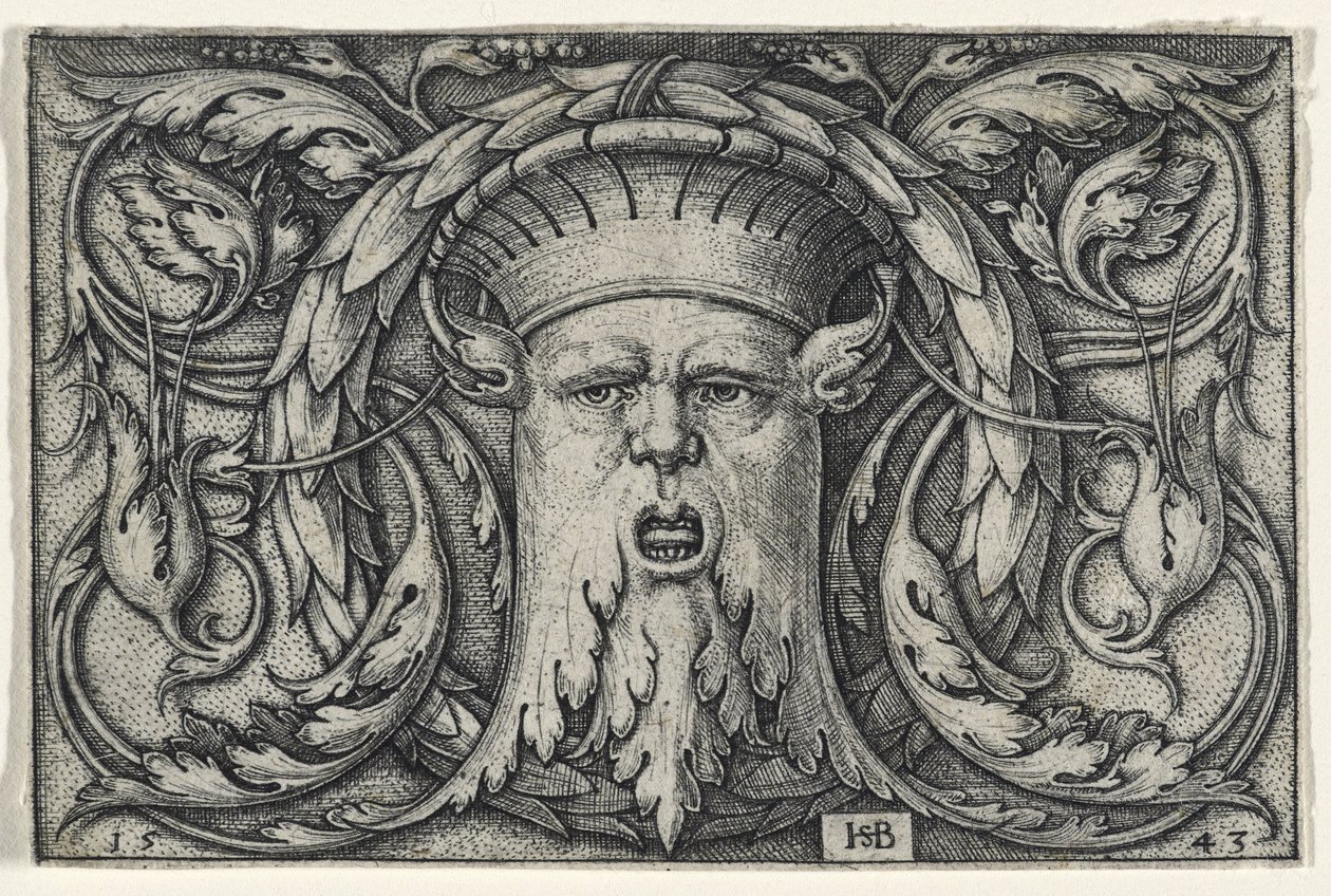 Mascarón, 1543 de Hans Sebald Beham