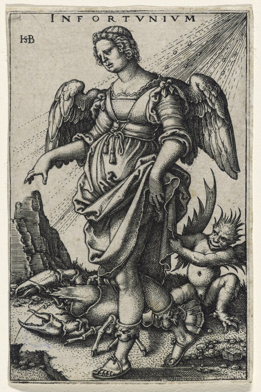 Desgracia (Das Ungluck) de Hans Sebald Beham