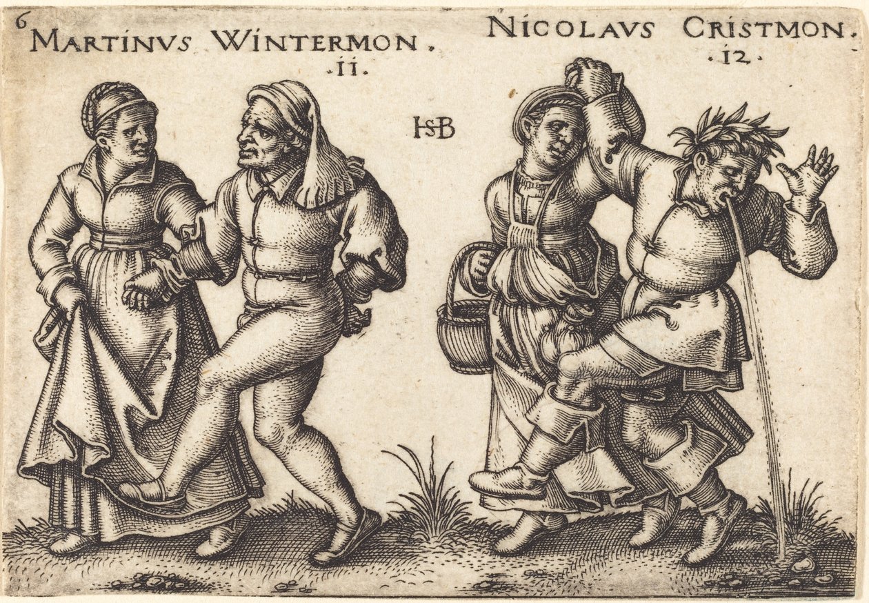 Noviembre y diciembre de Hans Sebald Beham