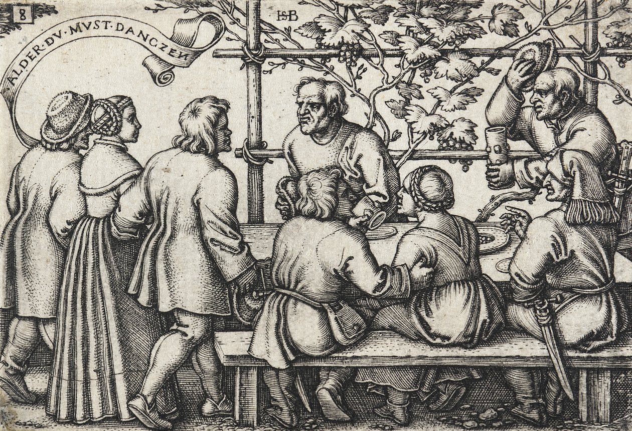 La fiesta de los campesinos de Hans Sebald Beham