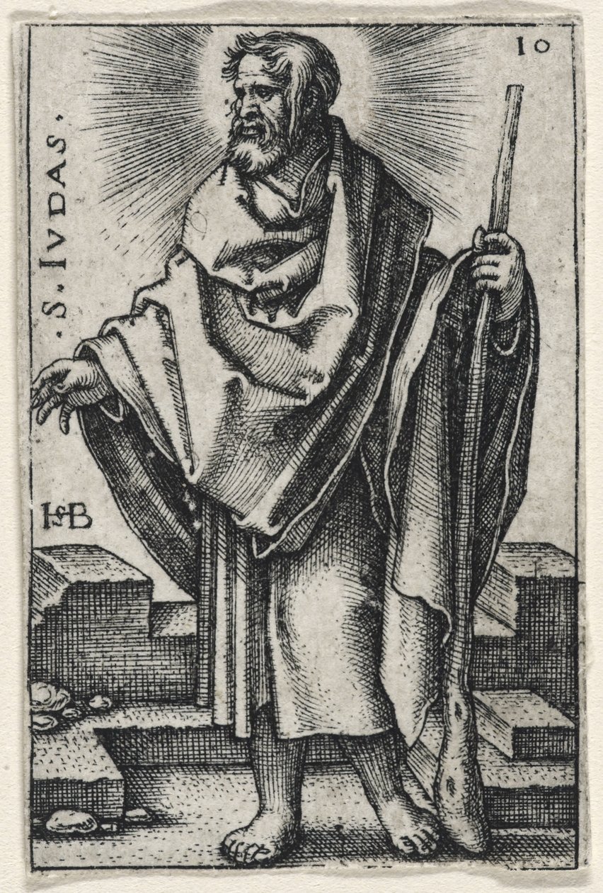 San Judas Tadeo, 1541-46 de Hans Sebald Beham