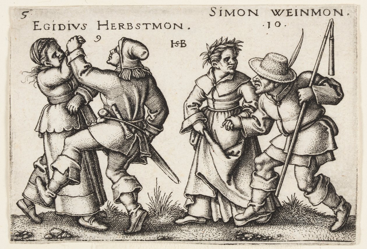 Septiembre y octubre de Hans Sebald Beham