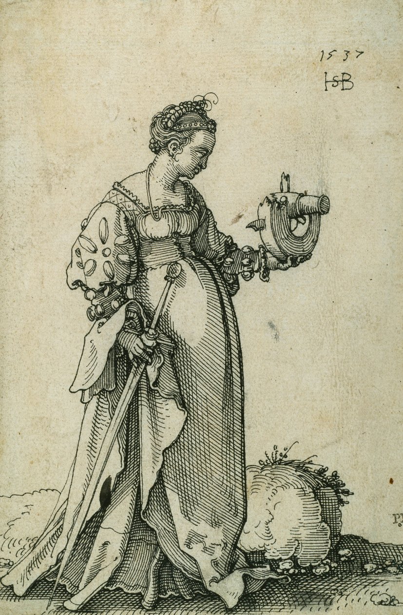 Santa Catalina de Alejandría de Hans Sebald Beham
