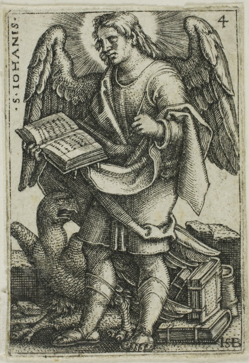 San Juan, de Los Cuatro Evangelistas de Hans Sebald Beham
