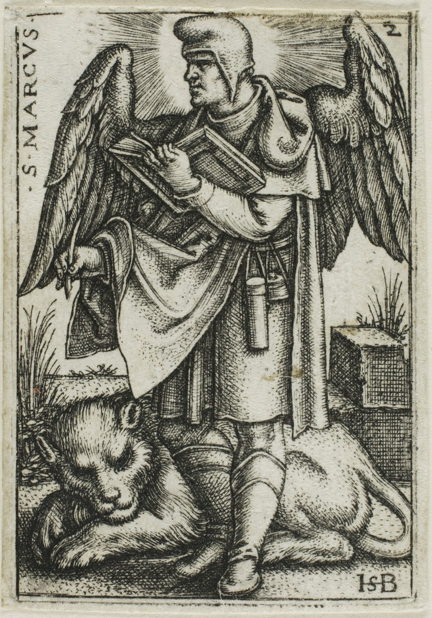 San Marcos, de Los cuatro evangelistas de Hans Sebald Beham