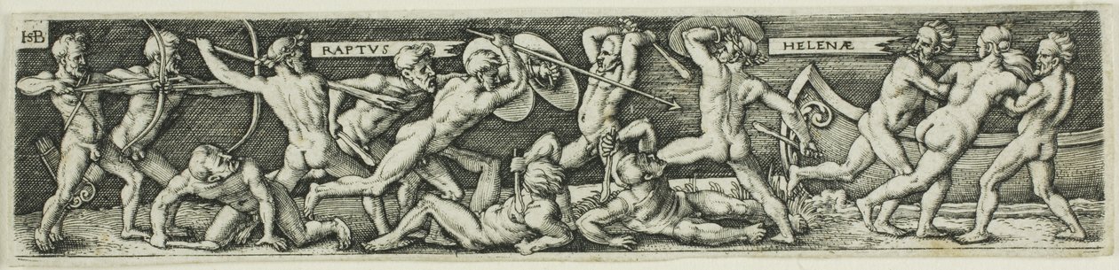 El secuestro de Helena de Hans Sebald Beham