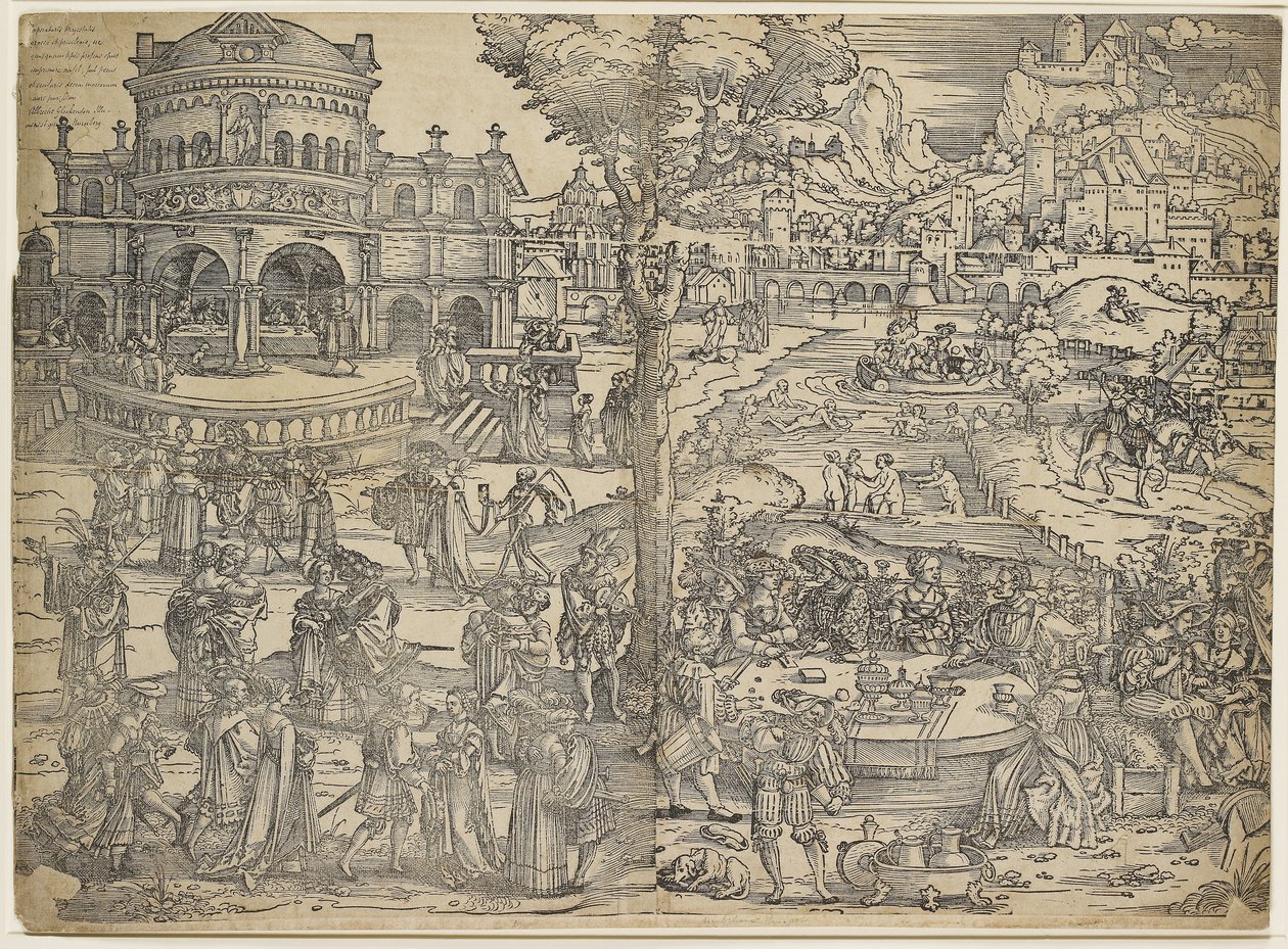 La Fiesta de Herodes de Hans Sebald Beham