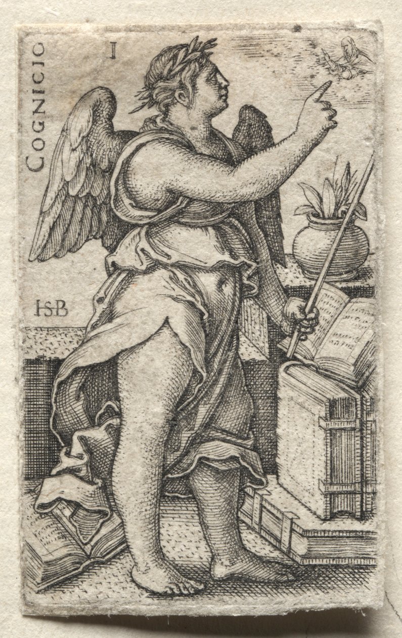 El conocimiento de Dios y las siete virtudes cardinales: Conocimiento de Dios - Cognicio de Hans Sebald Beham