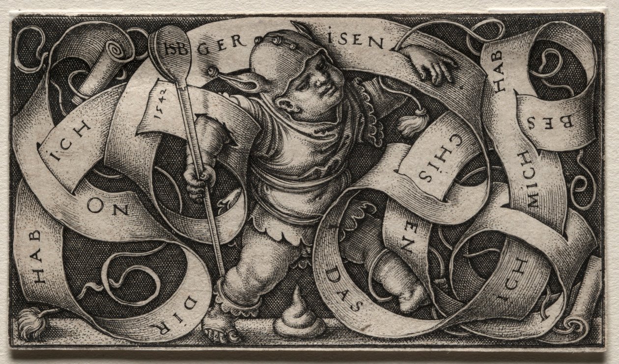 El pequeño bufón, 1542 de Hans Sebald Beham
