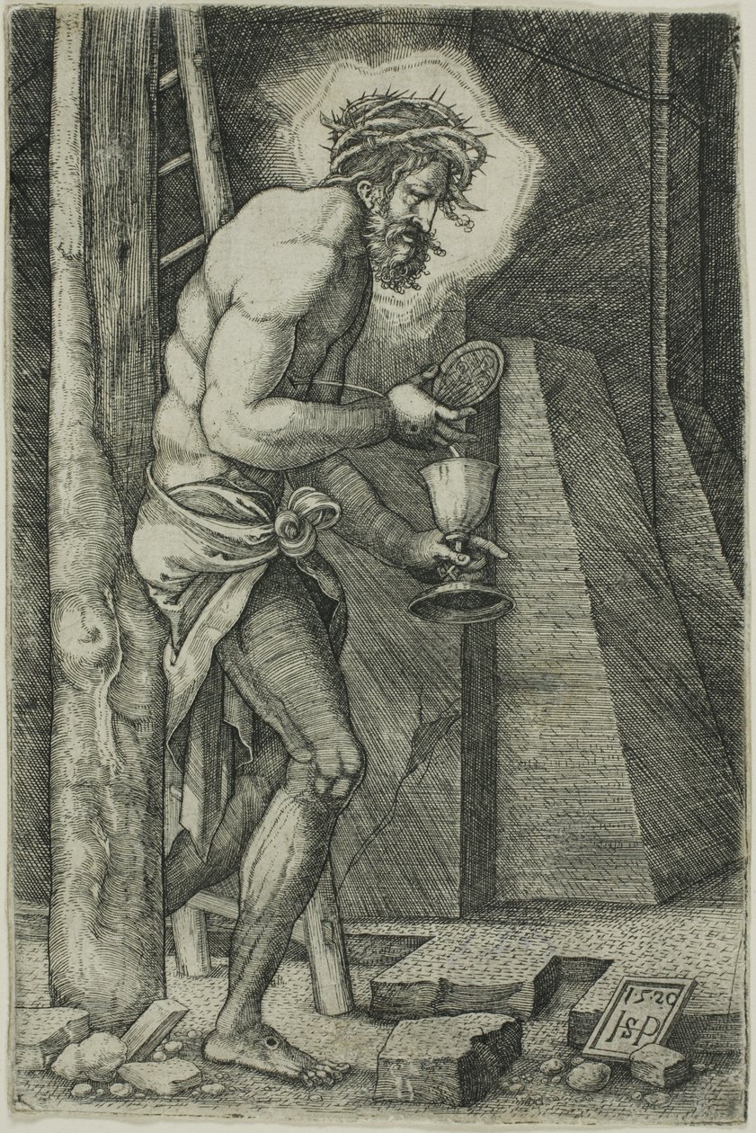 El hombre de los dolores de Hans Sebald Beham