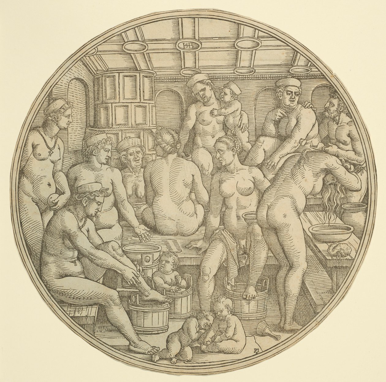 Baño de mujeres de Hans Sebald Beham