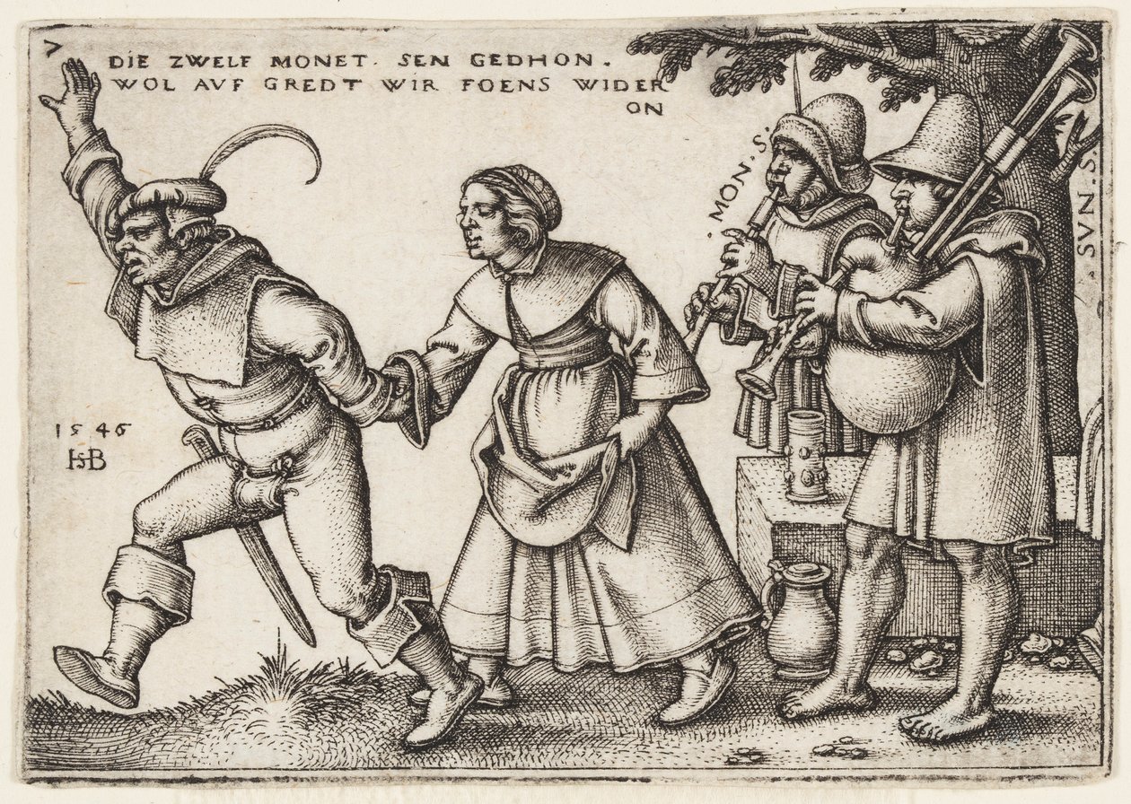 El fin del año de Hans Sebald Beham