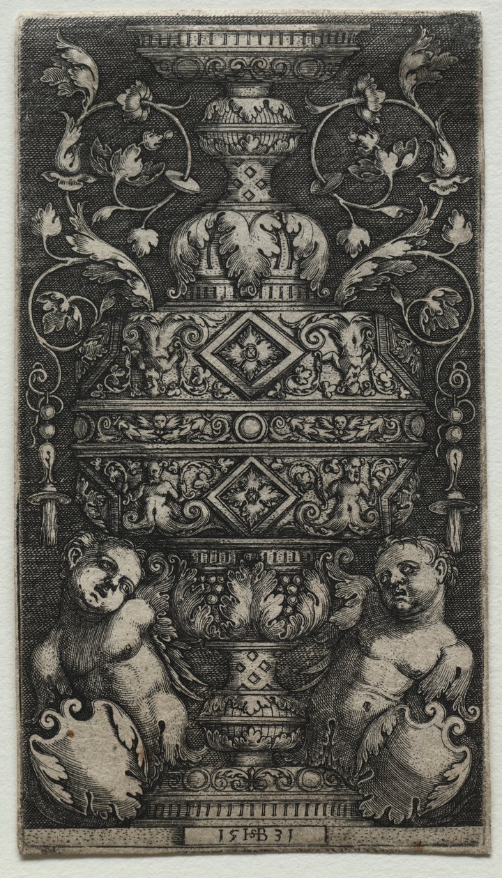 Vase Orné dEnfans, 1531 de Hans Sebald Beham