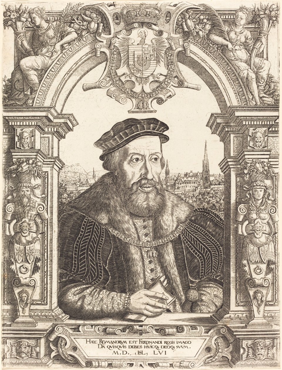 Fernando I, 1556 de Hans Sebald Lautensack