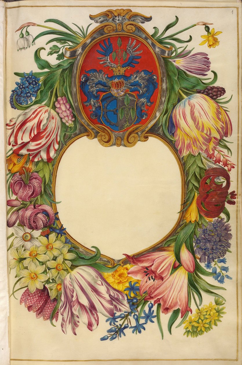 Alemán: Portada Moller-Florilegium (1) de Hans Simon Holtzbecker