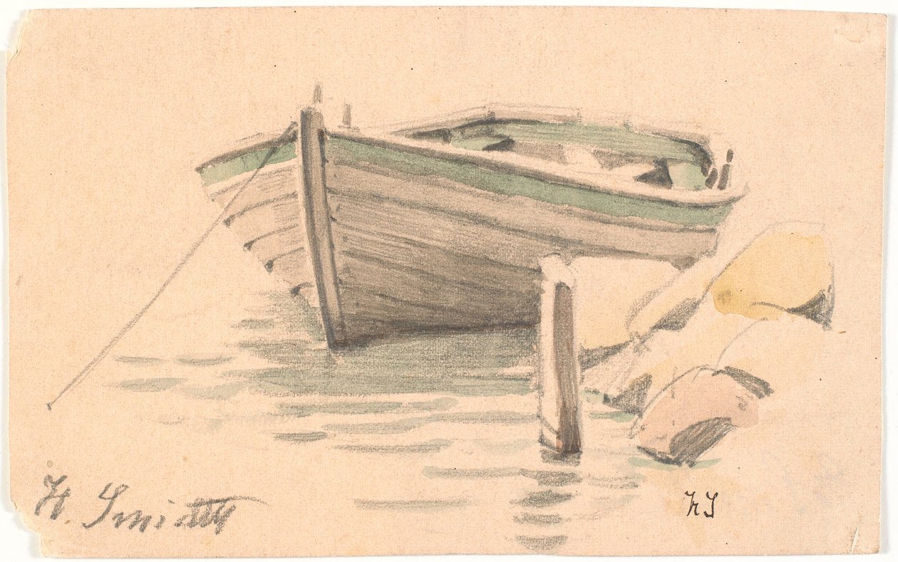 En un bote de remos de Hans Smidth