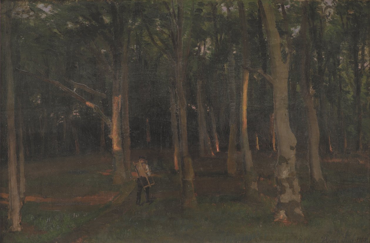 Bosque al Atardecer de Hans Smidth