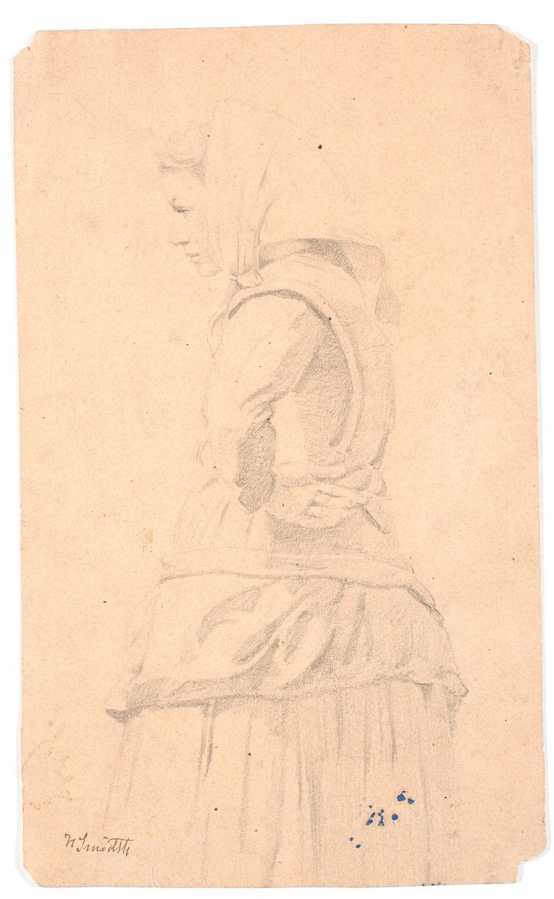 Campesina de pie de Hans Smidth