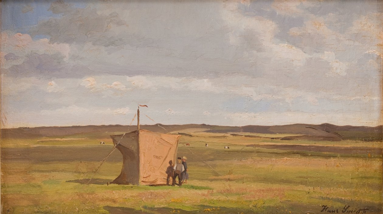 El refugio del artista en los páramos de Jutlandia de Hans Smidth