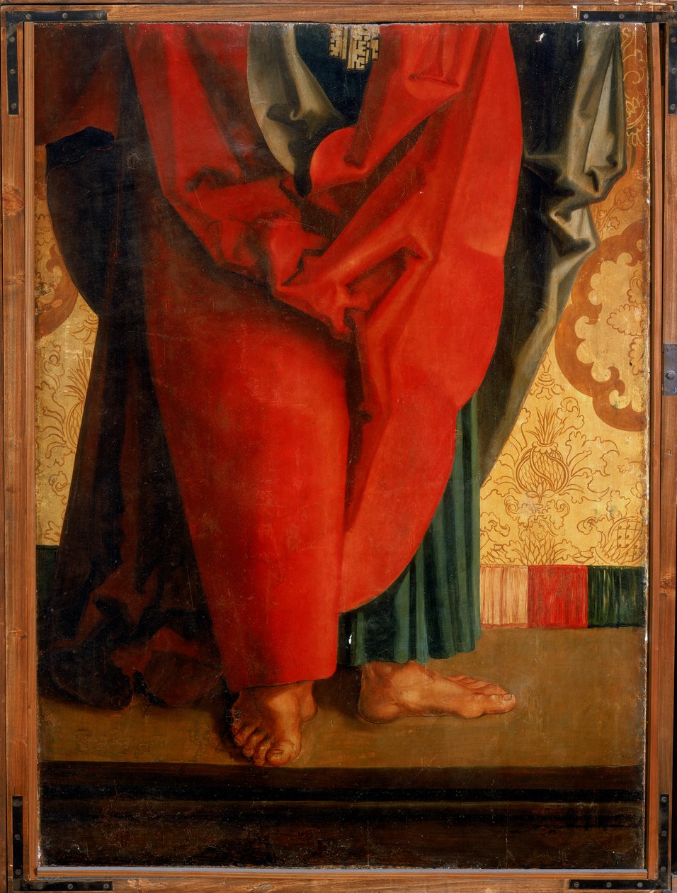 San Pedro, sección inferior, detalle de Historias de San Pedro y San Pablo de Hans Suess Kulmbach