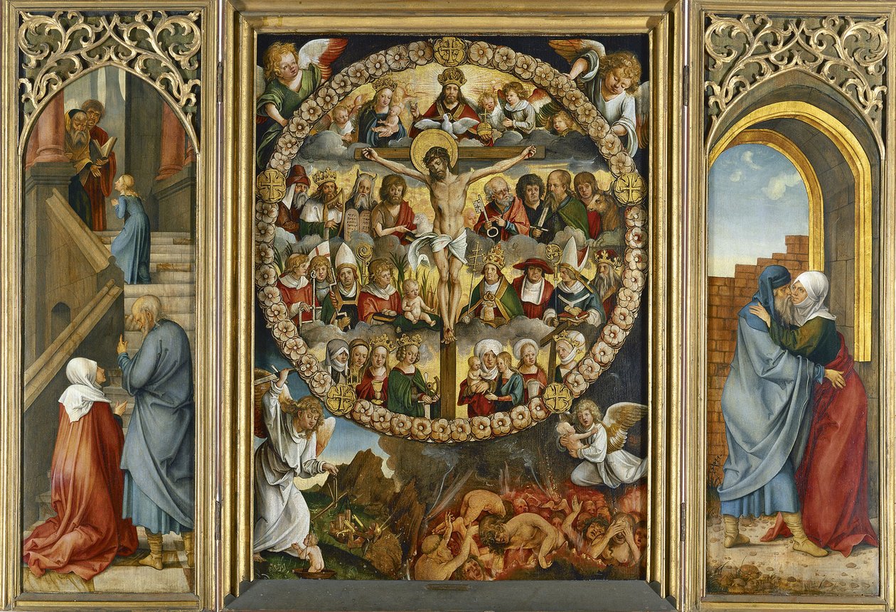 Tríptico del Rosario de Hans Suess Kulmbach von