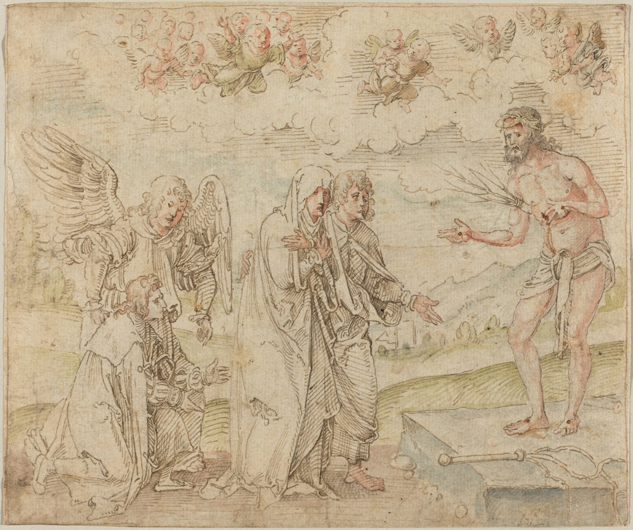 María y Juan ante el Hombre de Dolores de Hans Süss von Kulmbach