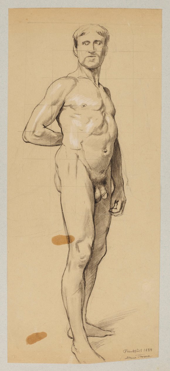 Acto masculino de Hans Thoma