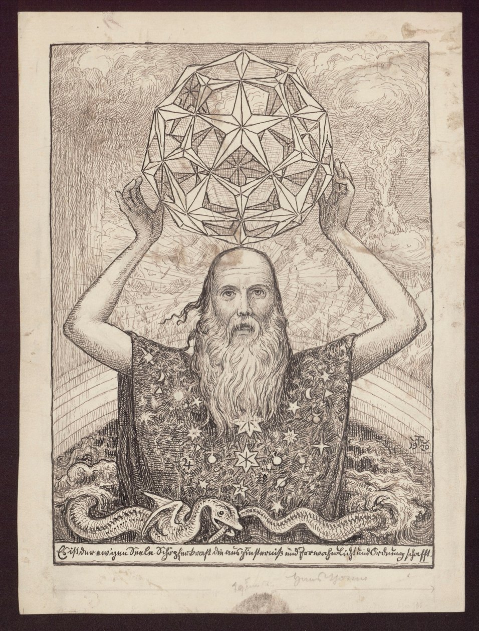 Alegoría de la Creación del mundo () de Hans Thoma