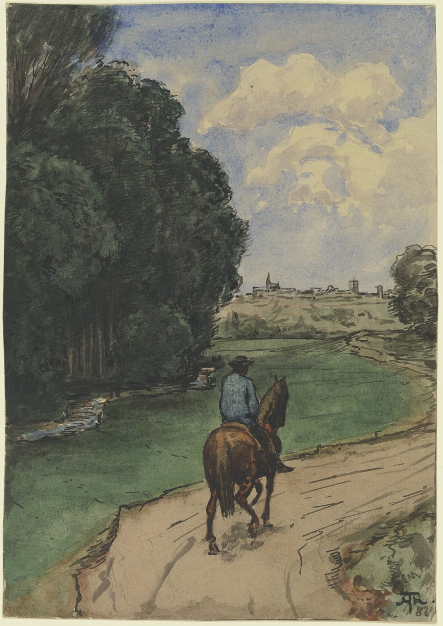 En la linde del bosque de Hans Thoma