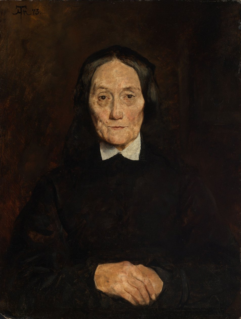 Retrato de la señora Scholderer de Hans Thoma