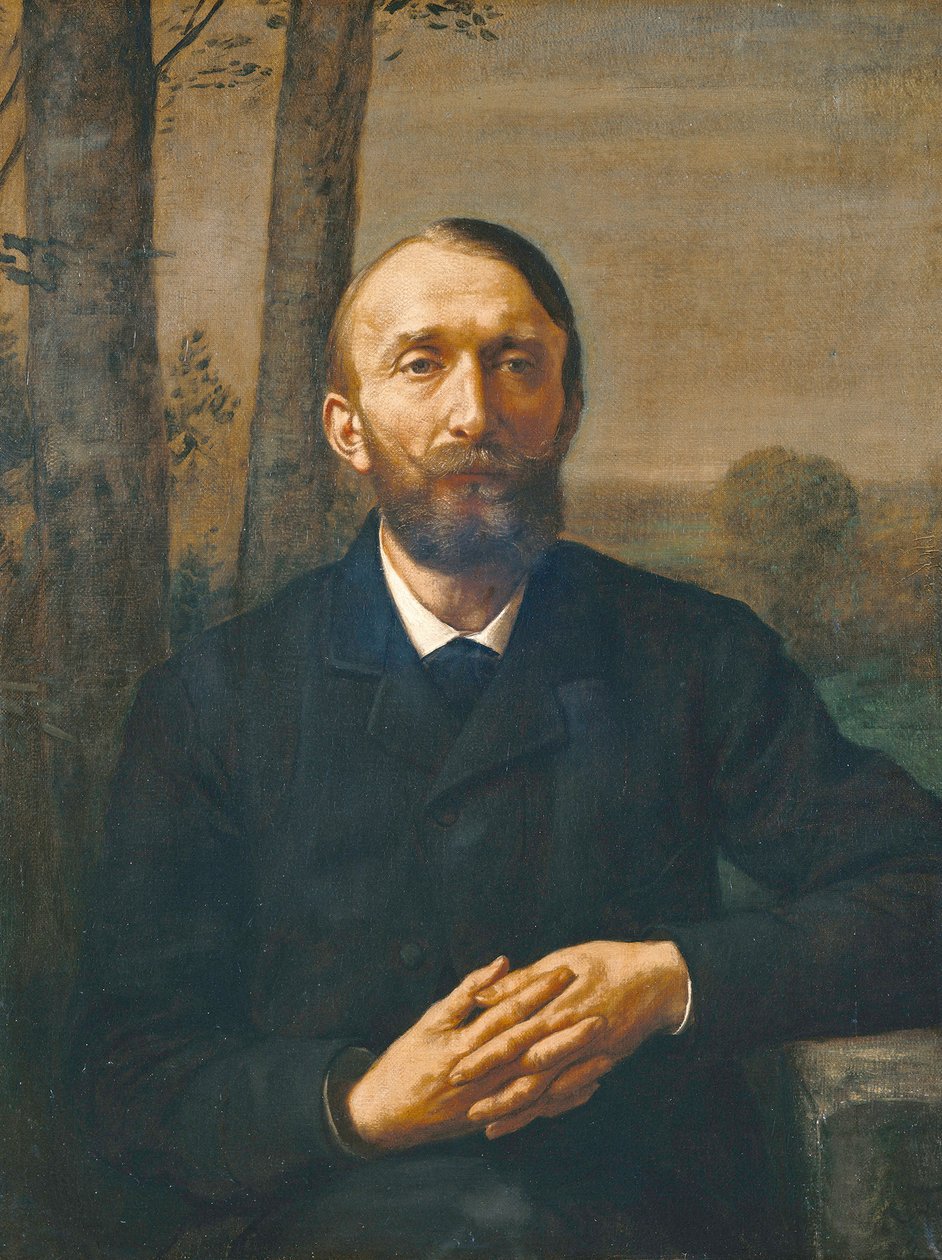 Retrato del teórico del arte Conrad Fiedler de Hans Thoma