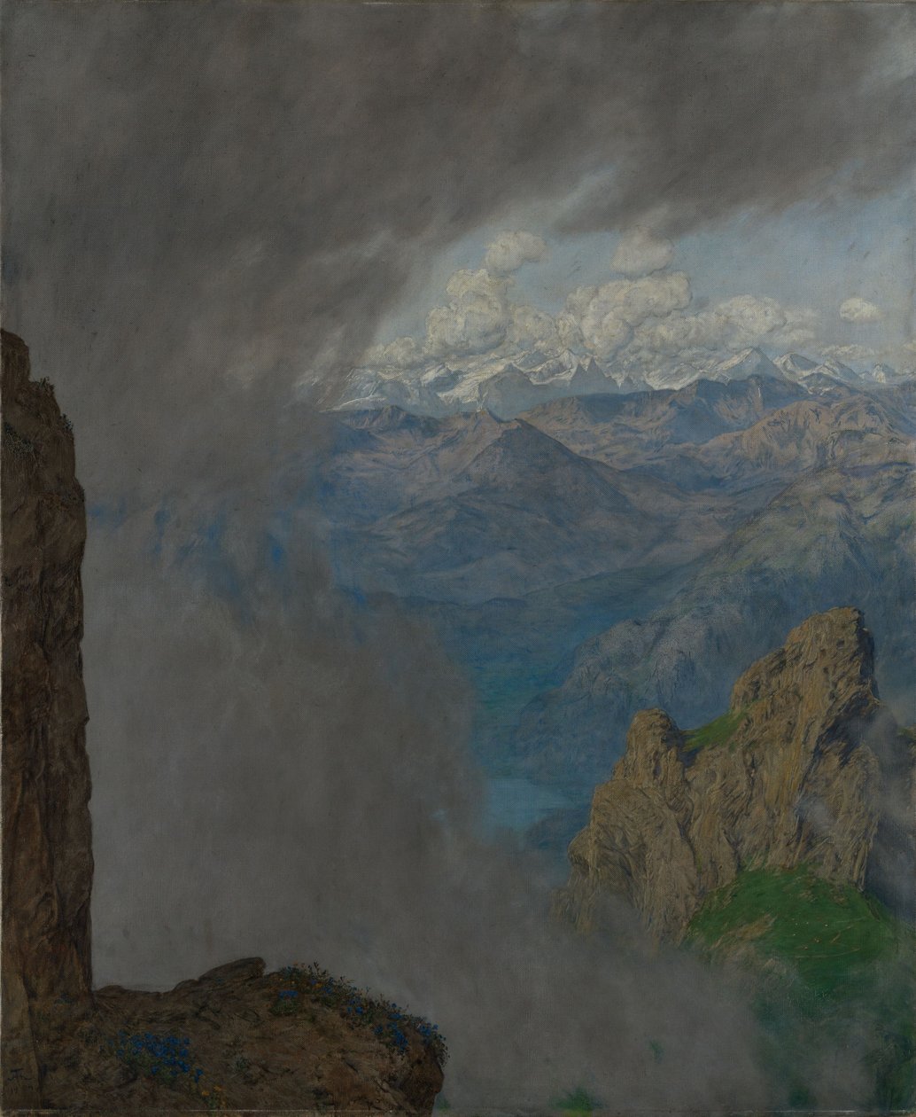 Vista desde el Pilatus de Hans Thoma