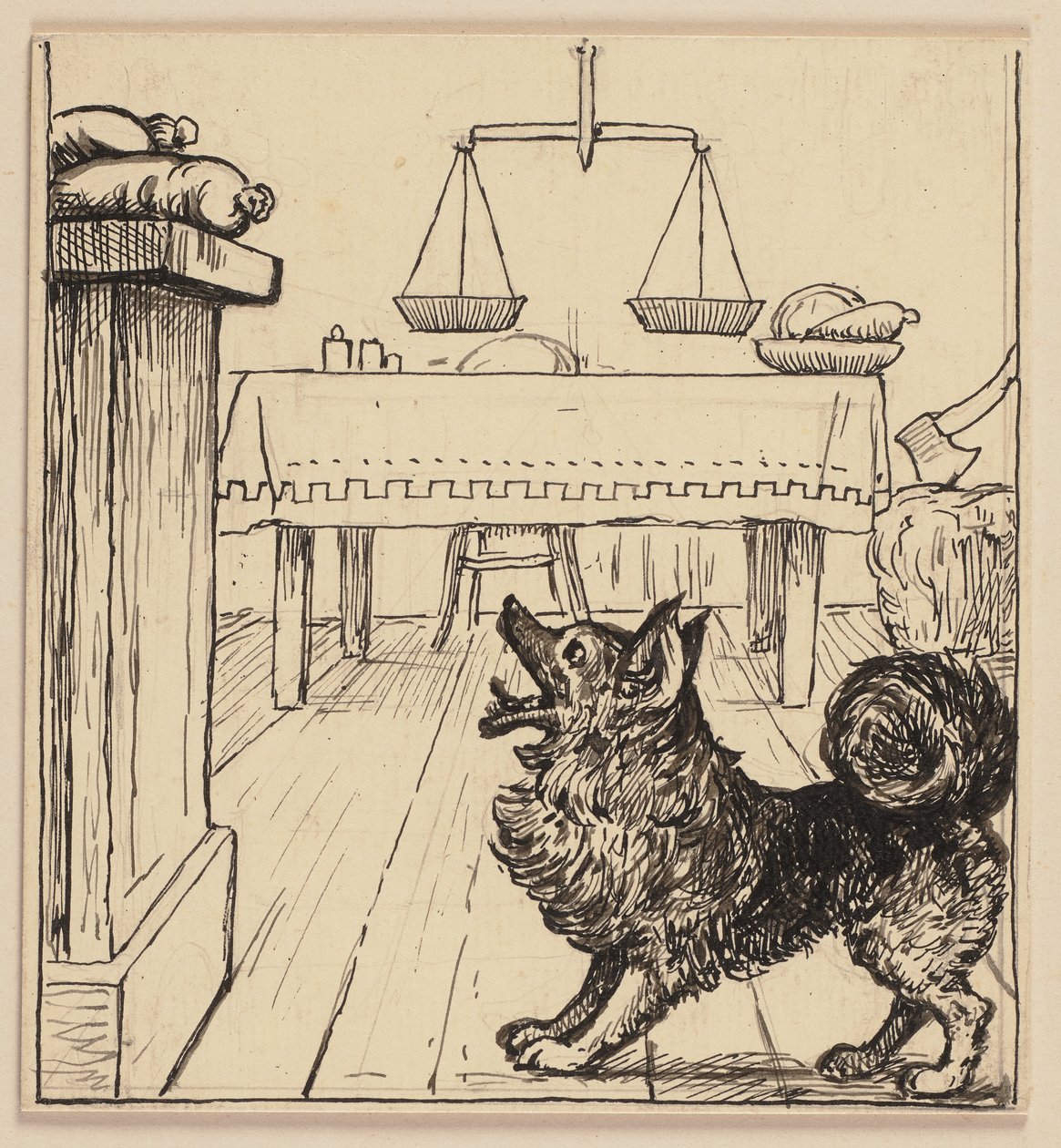 Dibujo para el manual básico: Escalas de Hans Thoma
