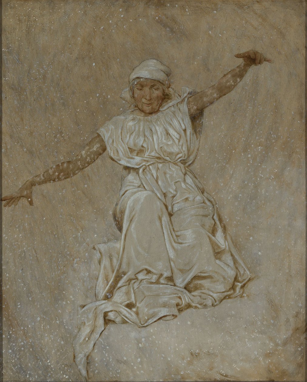 Febrero (Señora Holle) de Hans Thoma