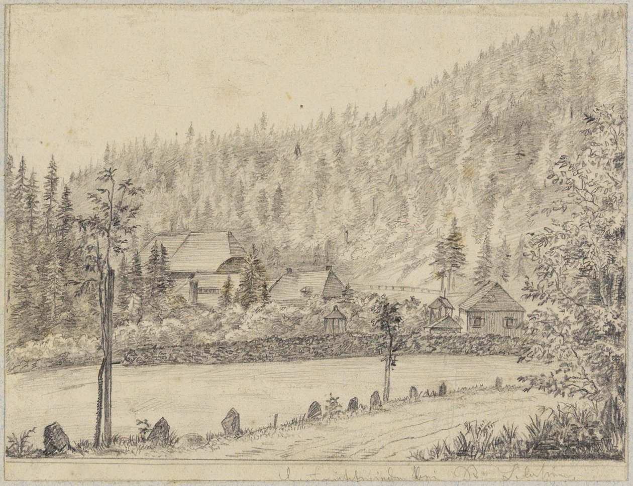 Forja de martillos cerca de St. Blasien de Hans Thoma