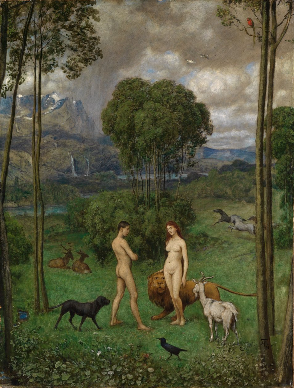 En el paraíso de Hans Thoma