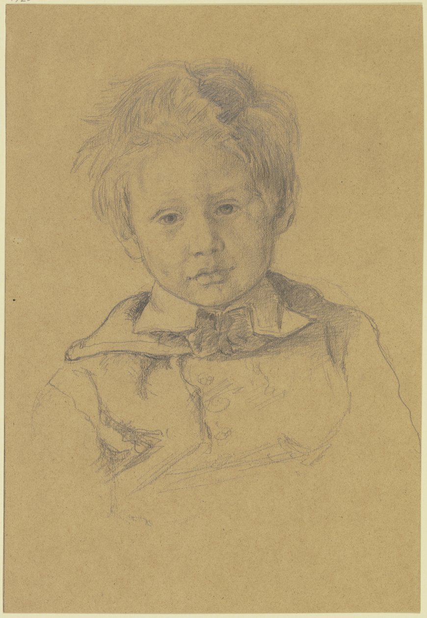 Retrato infantil del hijo de Victor Müller de Hans Thoma