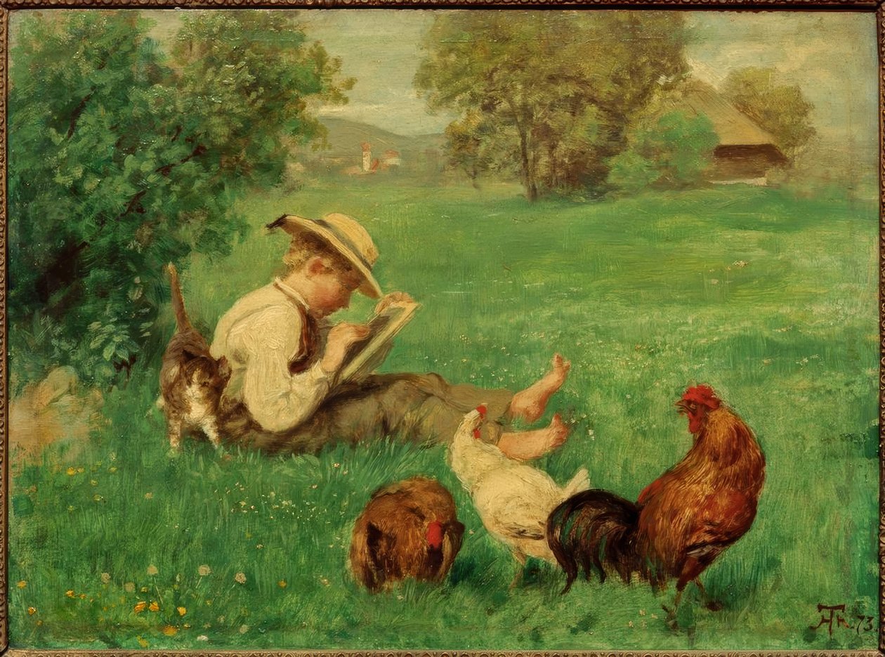 Después de la escuela. Comienzos del arte de Hans Thoma