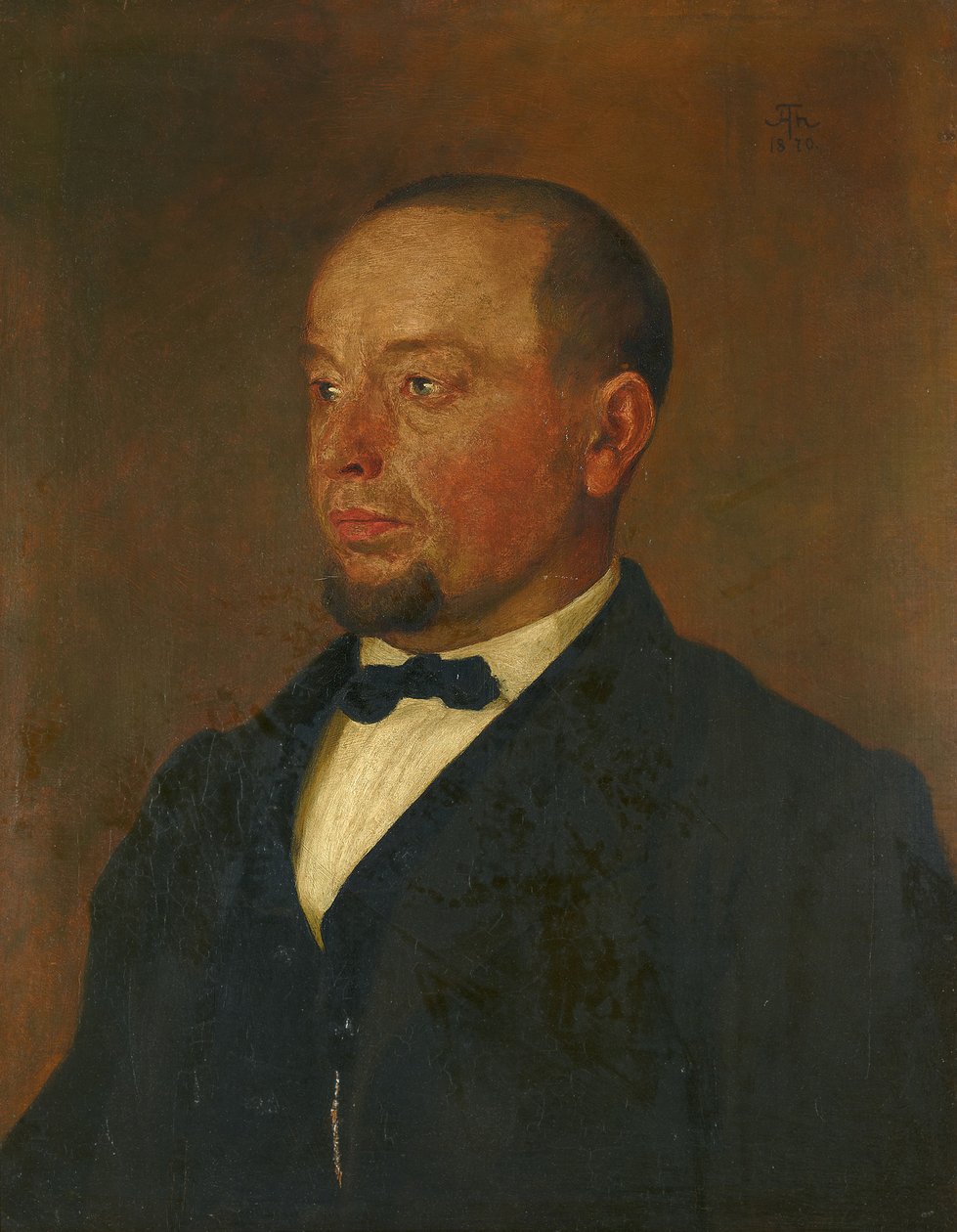 Retrato del maestro fontanero Zeiner de Hans Thoma