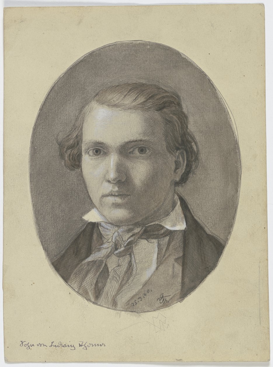Retrato de un hijo de Ludwig Thoma de Hans Thoma
