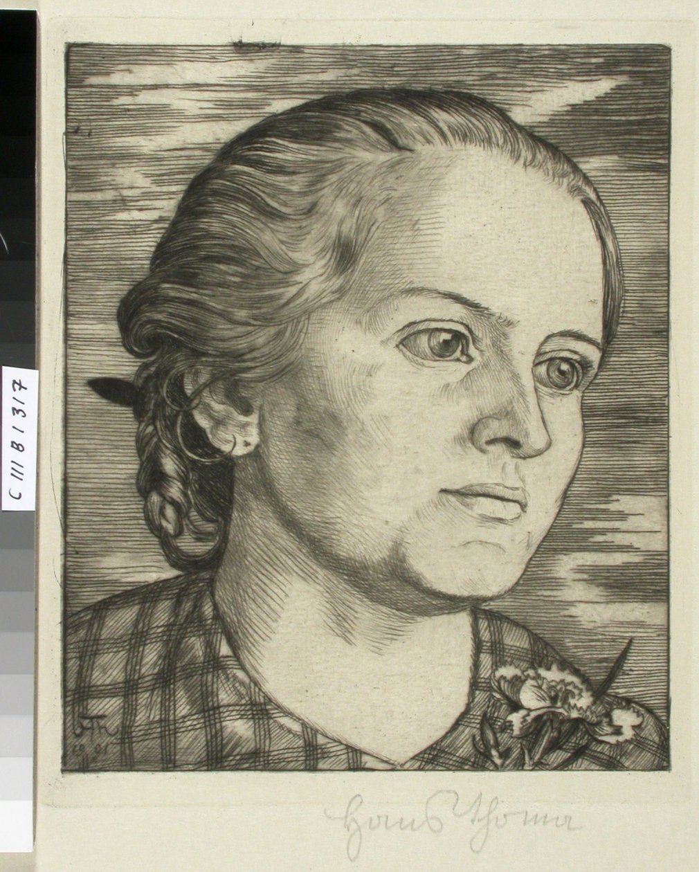 Retrato de una mujer de Hans Thoma