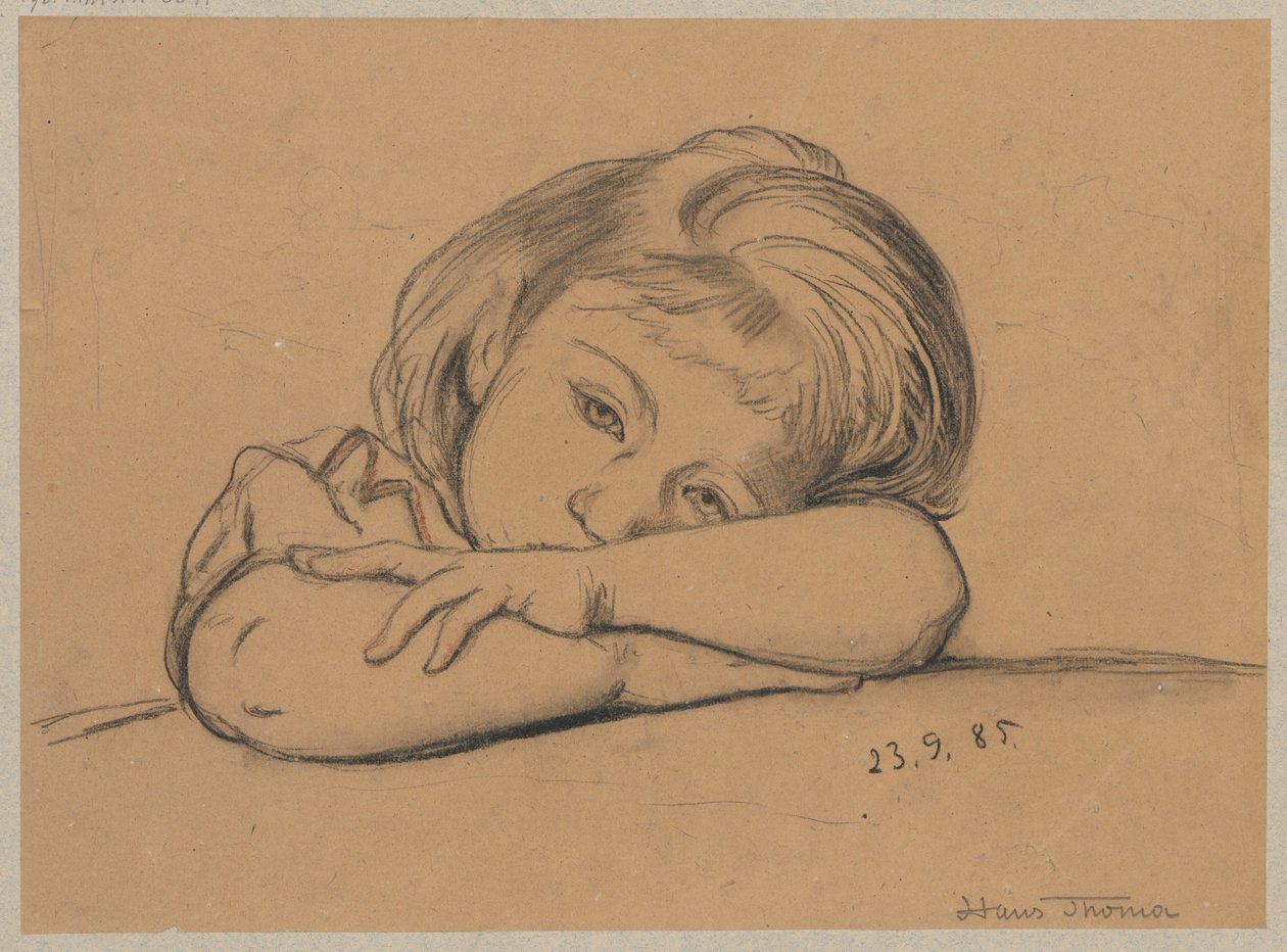 Retrato de Ella de Hans Thoma
