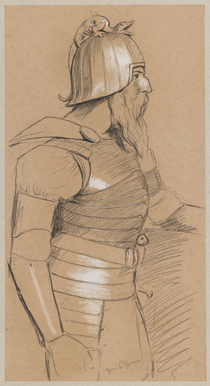 Diseño del traje de Hagen de Hans Thoma