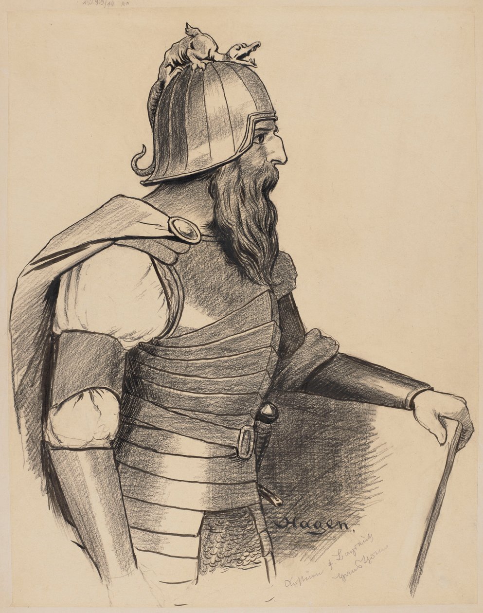 Diseño del traje de Hagen de Hans Thoma