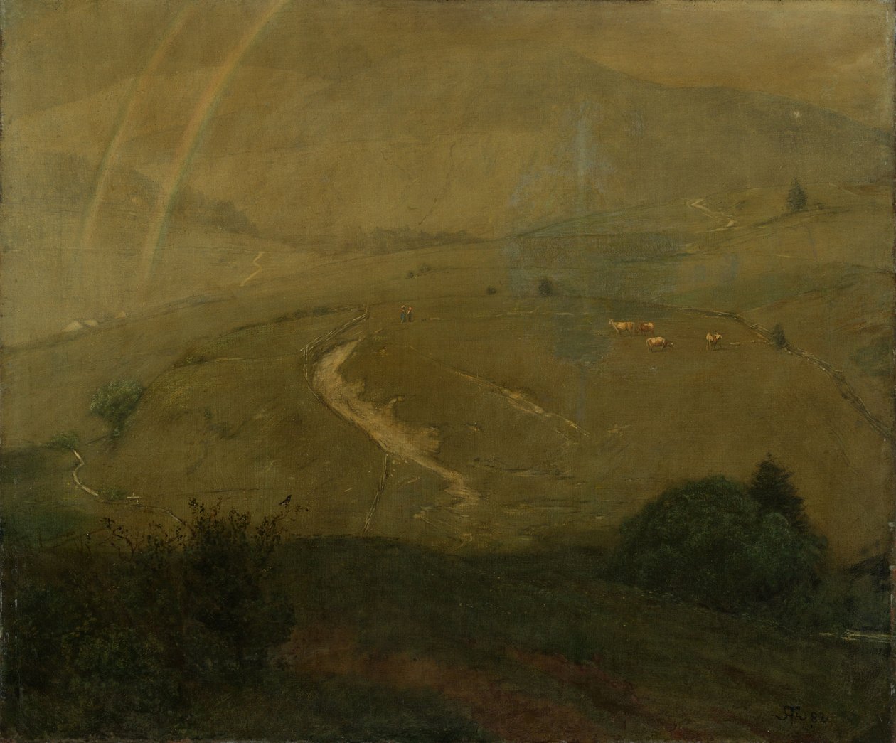 Lluvia en la Selva Negra de Hans Thoma