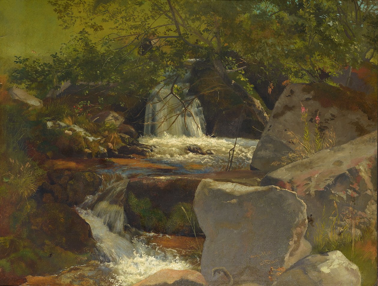 Arroyo de la Selva Negra de Hans Thoma