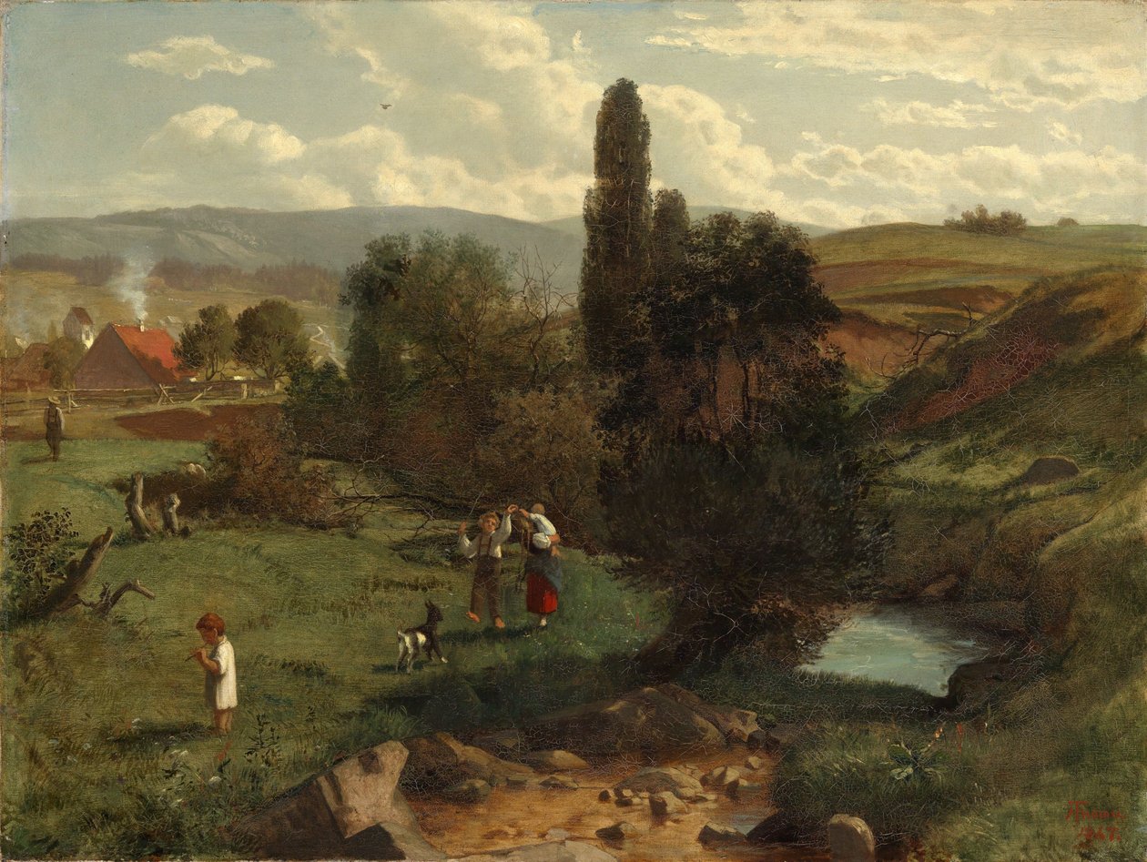 Paisaje de la Selva Negra de Hans Thoma