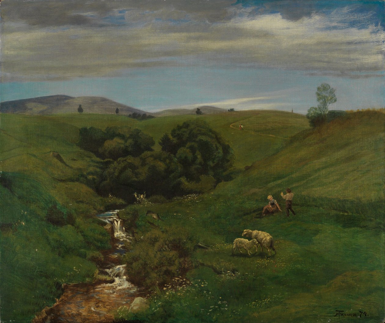 Prado de la Selva Negra de Hans Thoma