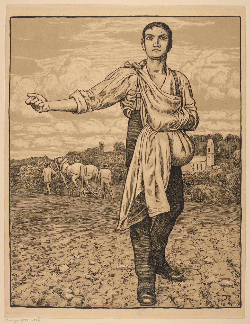 El sembrador de Hans Thoma