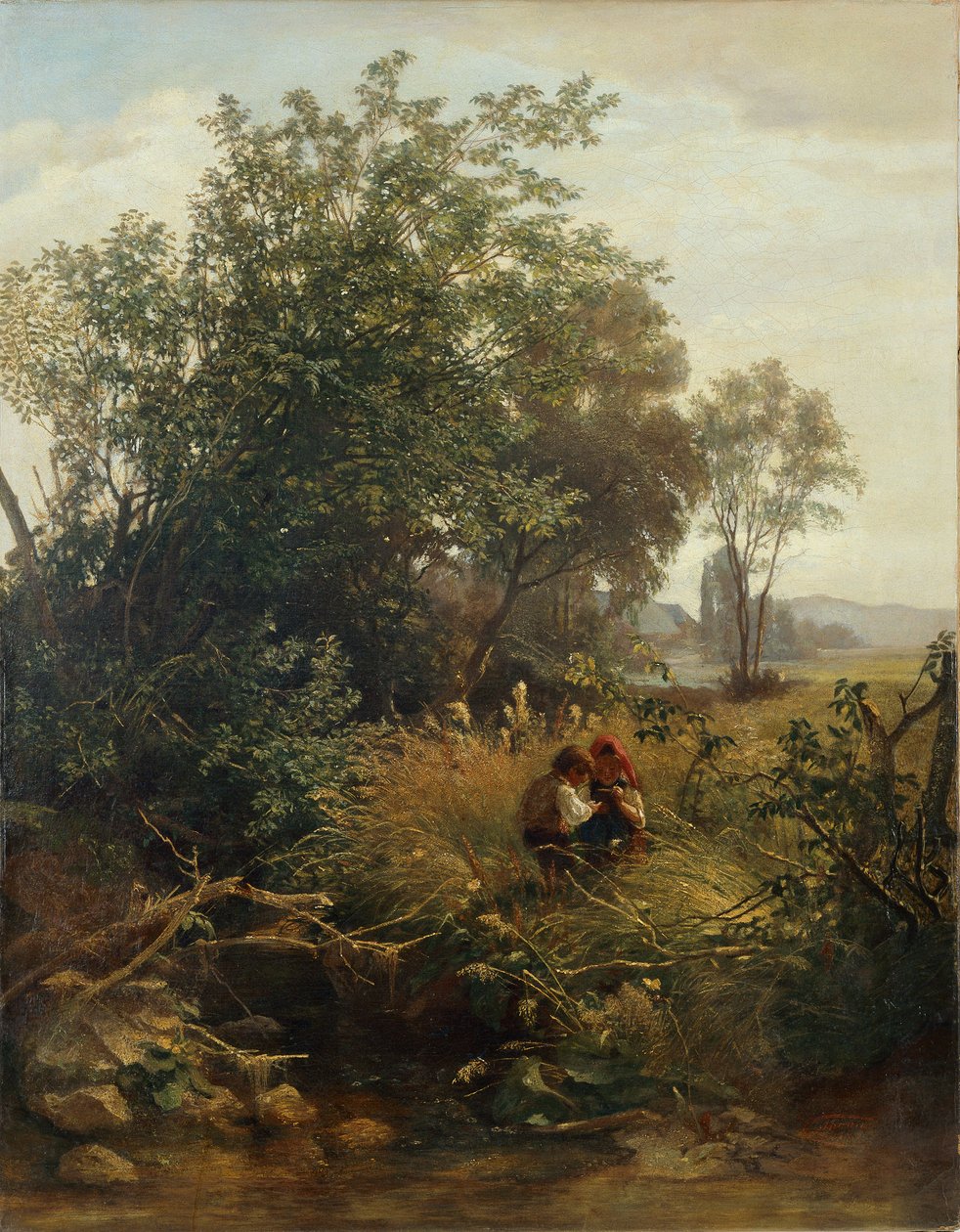 Una mañana de verano en el valle de Bernau de Hans Thoma